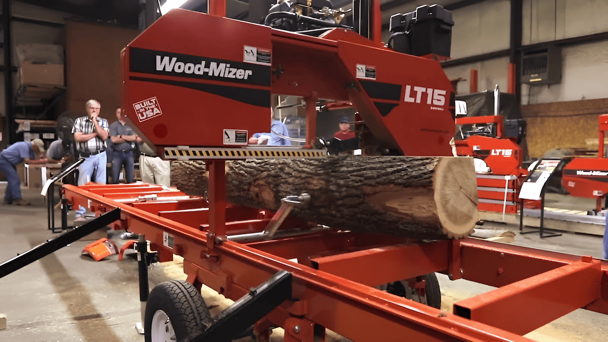 The LT15 is a highly effective machine designed to transform large logs into usable lumber